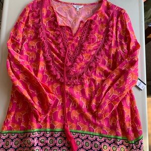 Crown &Ivy print top